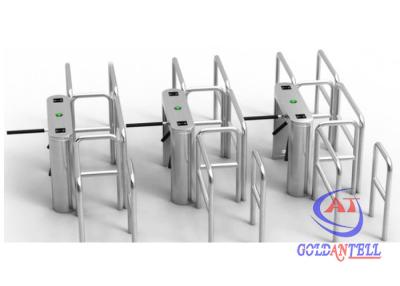 China Bi Directional Ir Sensor Tripod Turnstile Gate Waist Height For Subway Station for sale