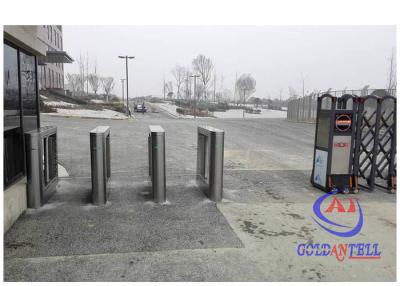 China Intelligent Bi Directional Turnstile QR Code 3 Lanes Fingerprint Turnstile for sale