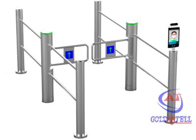 China Supermarket Access Control Turnstiles QR Code Turnstile With Thermal Camera for sale