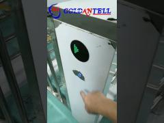 GAT-509B double entrance style turnstile gate with face recognition system