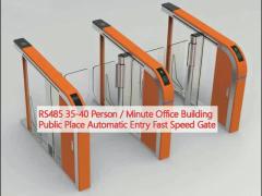 RS485 35-40 Person / Minute Office Building Public Place Automatic Entry Fast Speed Gate