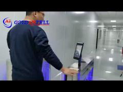 Automatic swing turnstile gate with esd tester and face recognition RFID card system