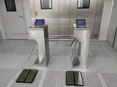 GAT-306 entrance full-auto tripod turnstile with esd tester RFID system