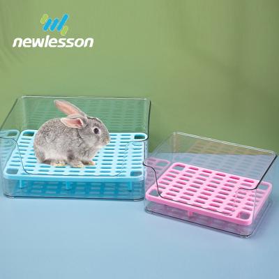 China New product rabbit toilet pet stocked transparent product for wholesale for sale