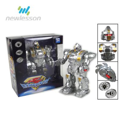 China ABS Material Electric Walking Robot Walking Toy with Light and Sound for sale