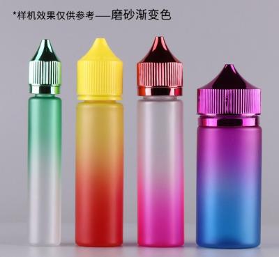 China Household products wholesale 60ml V3 short 60rv fruit juice bottle plastic PET bottle 60ml plating for sale