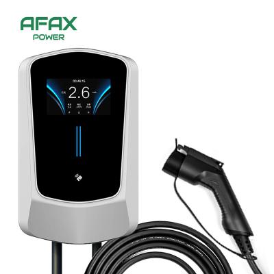 China IEC62196/EN61851 New Model AFAX POWER A700 7.6KW 9.6KW 12KW 32A 40A 50A Adjustable Type 1 EV Charger Electric Vehicle Portable Charging Station for sale