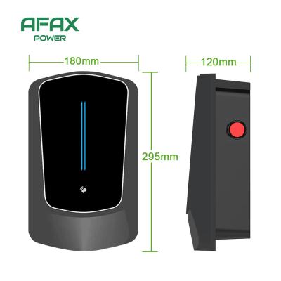 China IEC62196 / EN61851 Factory AFAX POWER Waterproof Smart App For 1 Phase 3 Phase Type - 2 Plug 32A 7.6KW 12KW DC AC EV Charger Type - 2 Wallbox for sale