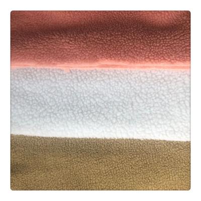 China High quality soft waterproof 100 polyester sherpa fabric wholesale for sale