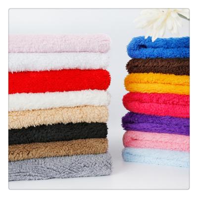 China Shu Velveteen Fleece Waterproof Micro Thick Fabric for sale