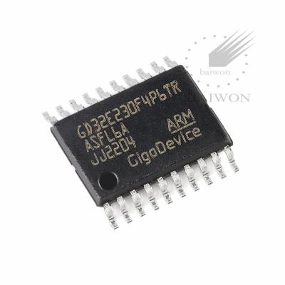 China 32-bit ARM Cortex M23 RISC 16KB 3.3V flash IC Chip Integrated Circuit of new standard original GD32E230F4P6TR TSSOP20 MCU chip for sale