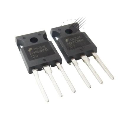 China New standard original IGBT integrated circuit IC chip FGH60N60SFD TO-247 60A field shutdown electronic components parts BOM for sale