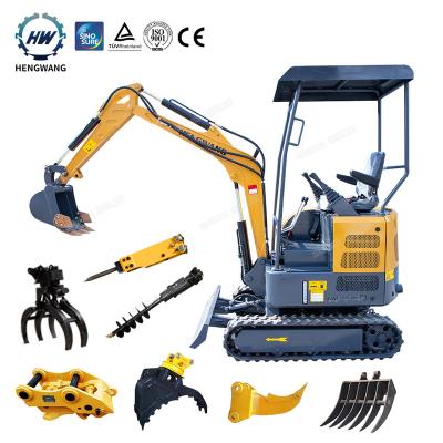 China Cheap Crawler Digger CE/EPA Hydraulic Mini Excavator Weight 1.2ton Mini Excavator Construction Material Shops Operation New Small 1.7 Ton For Sale for sale