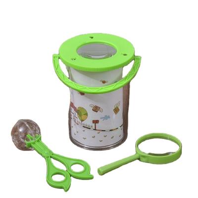 China Observation Toy Insect Bucket Children Pet Collector Dispensing Magnifying Glass Best Price Kids Insect Observation Bucket Toy Small for sale