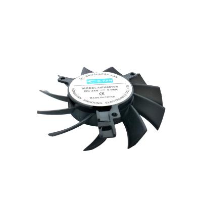 China Hotels 60x60x10mm Frameless Fan 60mm DC 12v Axial Fan for sale