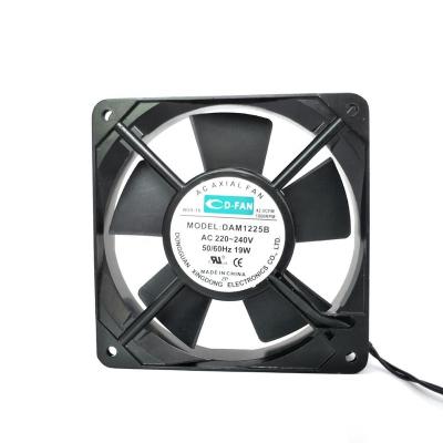 China Garment Shops 12025 110v 120v 120mm 220v 120mm Ball Bearing AC Fan 120x120x25 for sale