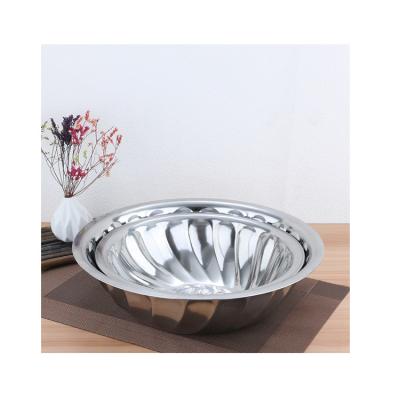 China Can be separately purchased the pot flower reasonable prices strong and sturdy thickened stainless steel bowl for sale