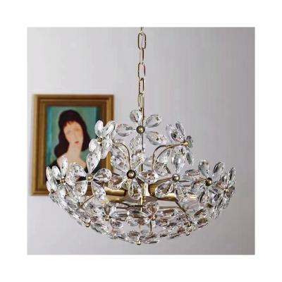 China Modern Style Crystal Chandeliers Ornamentation Simple Living Room Lighting Chandeliers for sale