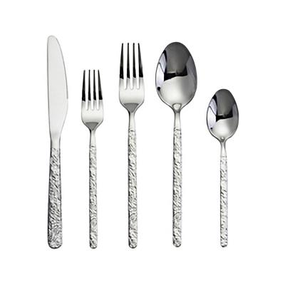 China Sustainable EVD Best Selling Old Flatware Modern Set Metal Gold Caddy Matte Vintage Cutlery for sale