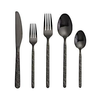 China Sustainable Factory Wholesale Fork Knife And Spoon Travel Restaurant New Year Decoration Holder Wedding Cutlery Set for sale