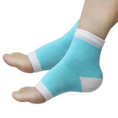 China Hot Selling Wholesale Eco-Friendly Prevent Dry Split Heel Soft Spa Moisturizing Gel Socks For Heel for sale