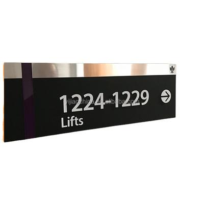 China China Customized Engraved Directional Signs Metal Signage for sale