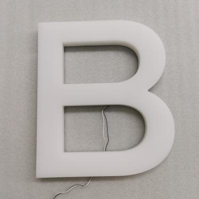 China Well Made Stainless Steel Letters Acrylic Led Letter Front And Full Side Lit 3D LED Sign Letter For Business Display for sale