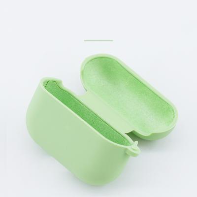 China Fashiontable factory wholesale liquid silicone case for Airpods earphone shockproof protective bag for airpods 1 2 for sale