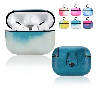 China Luxury Case PU Leather Earphone Filter Mount For AirPods Pro Fashion Design Protective Case For AirPods 1 2 for sale