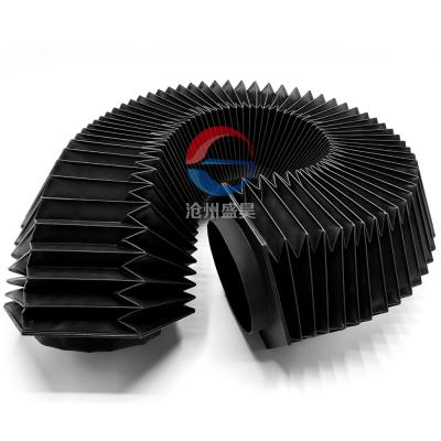 China Accordion Type Industrial Plastic Travel Power Tools Bellows Guide Rails Way Flexible Dust Covers for sale