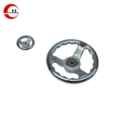 China Casting Steel Steering Wheel Solid Cast Iron Steering Wheel Stainless Folding Milling Solid for sale