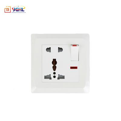 China Wholesale UK Safety PC 13A Multi Switch Socket With Neon for sale