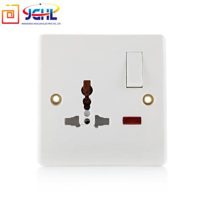 China Safety Good Quality British Standard 13A Switch Socket With Neon Light for sale