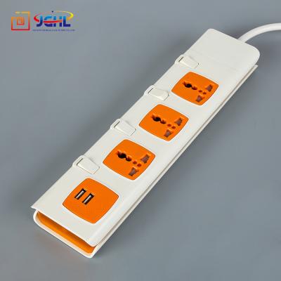 China Security UK Factory Supply PC Multi Band 13A 4 Usb Extension Socket for sale