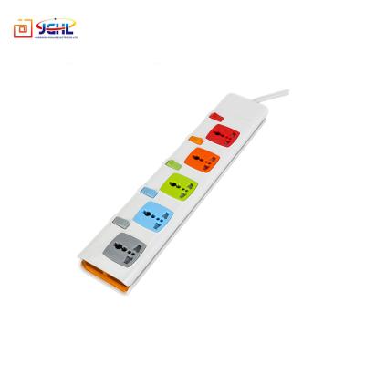 China Promotional Multi Strip 13A 5 5 Way Power Extension Socket Safety for sale