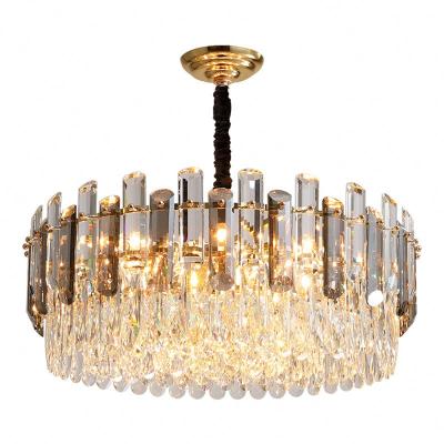 China China Factory Dining Room Hotel Lobby Crystal Pendant Light Modern Luxury LED Ceiling Chandelier for sale