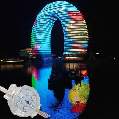 China Hotel Outdoor Ferris Wheel Lighting Dreamy Color Led Pixel Ball For Fun Rides for sale