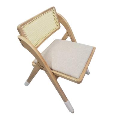 China Wholesale Foldable Executive Comfortable Wooden Chair with High Back for Dining Room Bedroom Hotel Office Camping Garden for sale