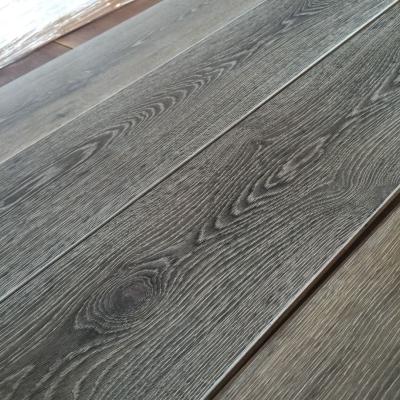 China Modern White Engineered Click Flooring Gray Wash Oak Wood Flooring Parquet for sale