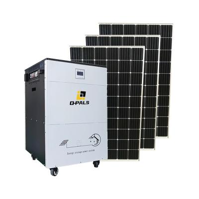 China Home All In One Power Station Solar Home Solar Generator System Off Grid 3 Kw Free Battery Storage 5kwh Solar Power for sale