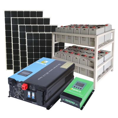 China Full Design Hybrid Home Solar Power System 8kw 6kw 5kw Off Grid Solar Power System 50*36*17cm for sale