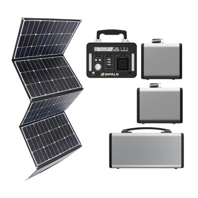 China Hot Trend 500W Portable Solar AC DC Power Station Generator Lithium Battery Outlets USB-C Palladium Type C For Home Outdoor for sale