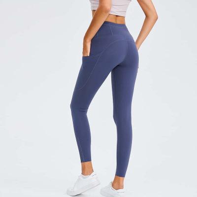 China QUICK DRY Womens Running Pants Gym Sports Breathable Womens Yoga Cropped Pants for sale