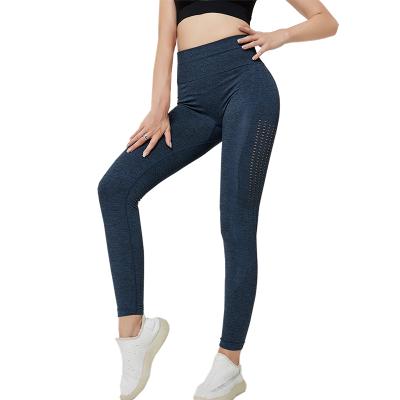 China New breathable high quality thin-fitting yoga pants long sleeve ladies shape tight-fitting sports pants for sale