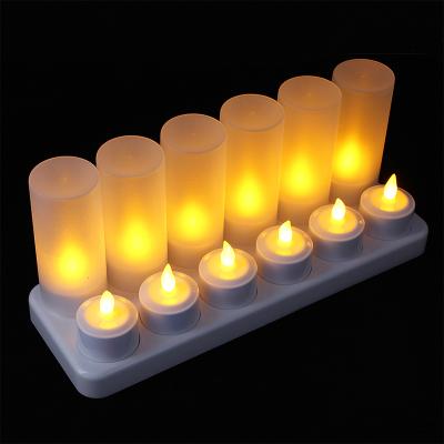 China Flameless colorful flame beautiful moving wick led candle simulation led candle for sale multi color for sale