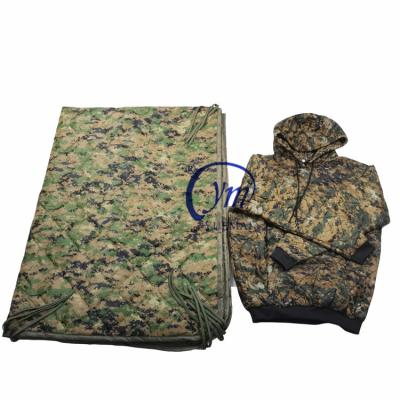 China USA use woobie hoodie camouflage M81 woobie hoodie warm waterproof outdoor pullover for sale