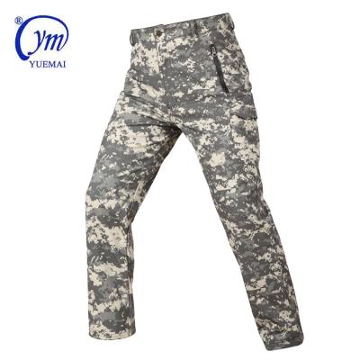 China Wholesale Anti-static Army Uniform Hunting Soft Fleece Military Tactical Breeches Waterproof Windproof Shell Pant for sale