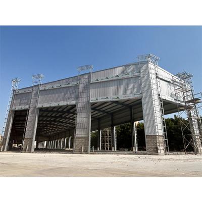 China Modular Light Metal Frame Construction Prefabricated Industrial Storage Building for sale