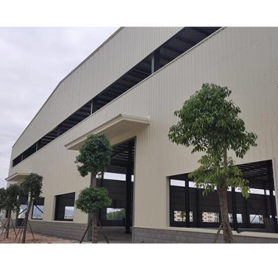 China Economical Light Steel Frame Building , Prefabricated Steel Construction Factory Building for sale