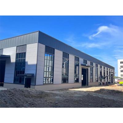 China Lightweight Galvanized Steel Structure Storage Warehouse Portal Frame for sale